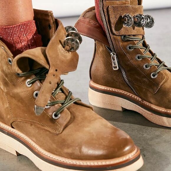 New A.S. 98 Lena Lace Up Ankle Boots - Picture 1 of 6